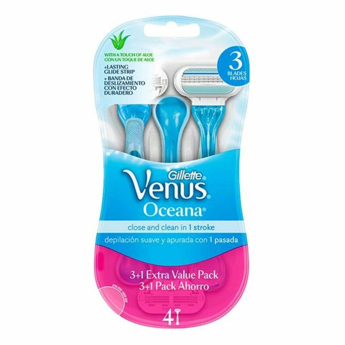 Gillette Venus Oceana Rasiermesser 4 Einheiten