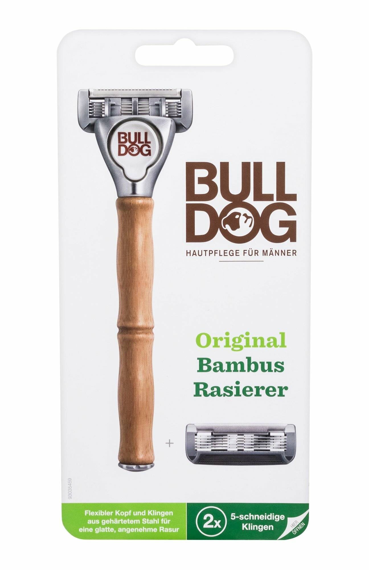 Bulldog Rasierer, Original Bambus + 2 Klingen, 1 St