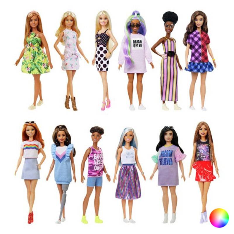 Barbie Fashionistas Assorted Puppen Mattel