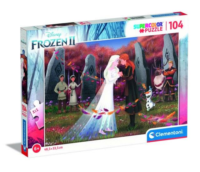 Clementoni 25719 - 104 Teile Puzzle - Frozen 2/ Die Eiskönigin 2