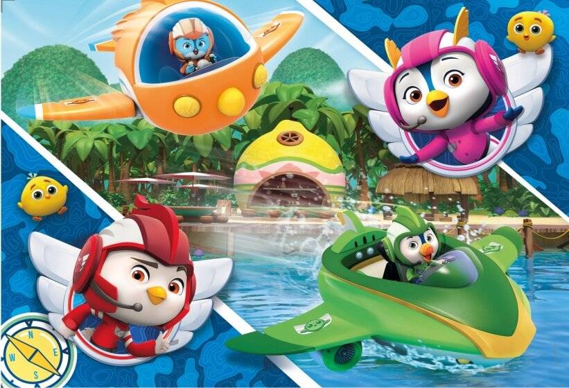 puzzle Maxi Top Wingvliegrace 24 Teile