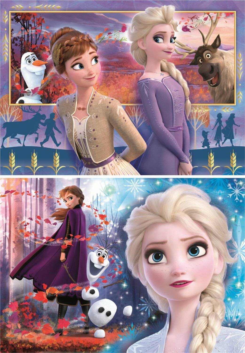 Clementoni Puzzle Disney Frozen 2, 2x60tlg.