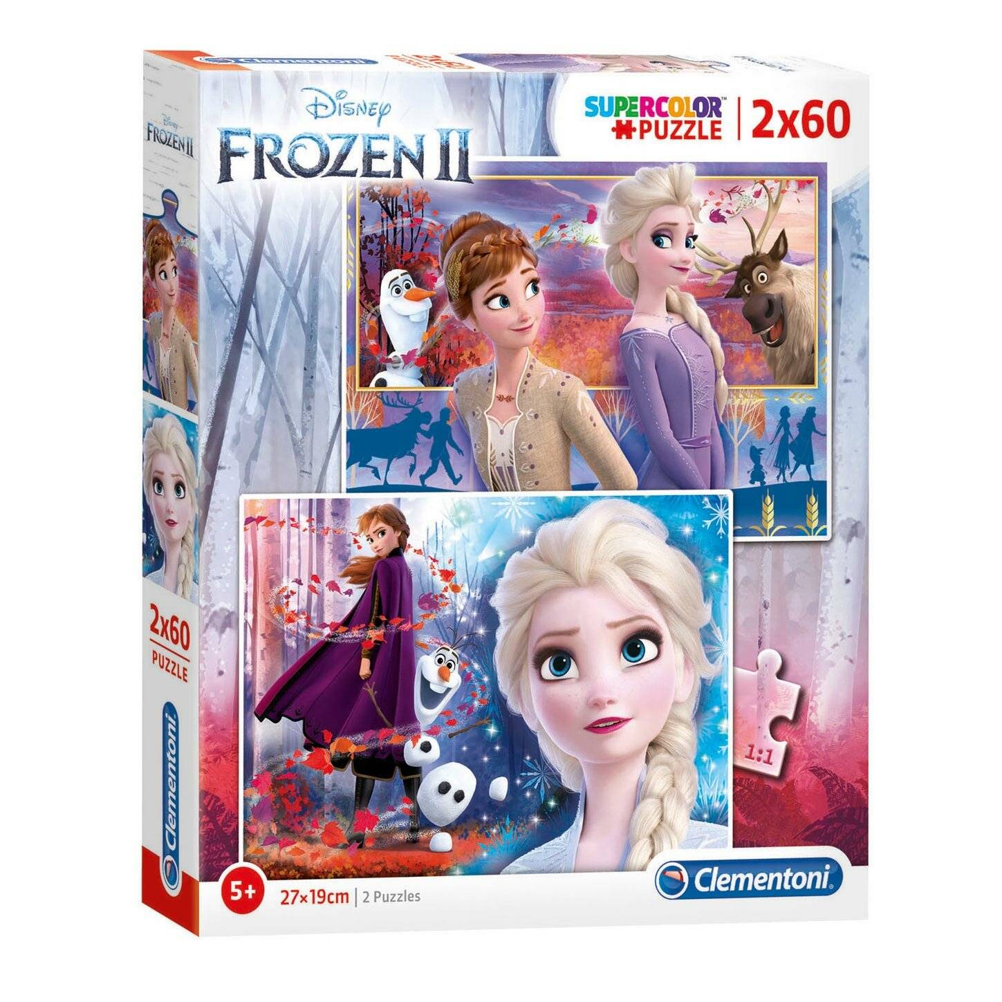 Clementoni Puzzle Disney Gefroren 2, 2x60tlg.