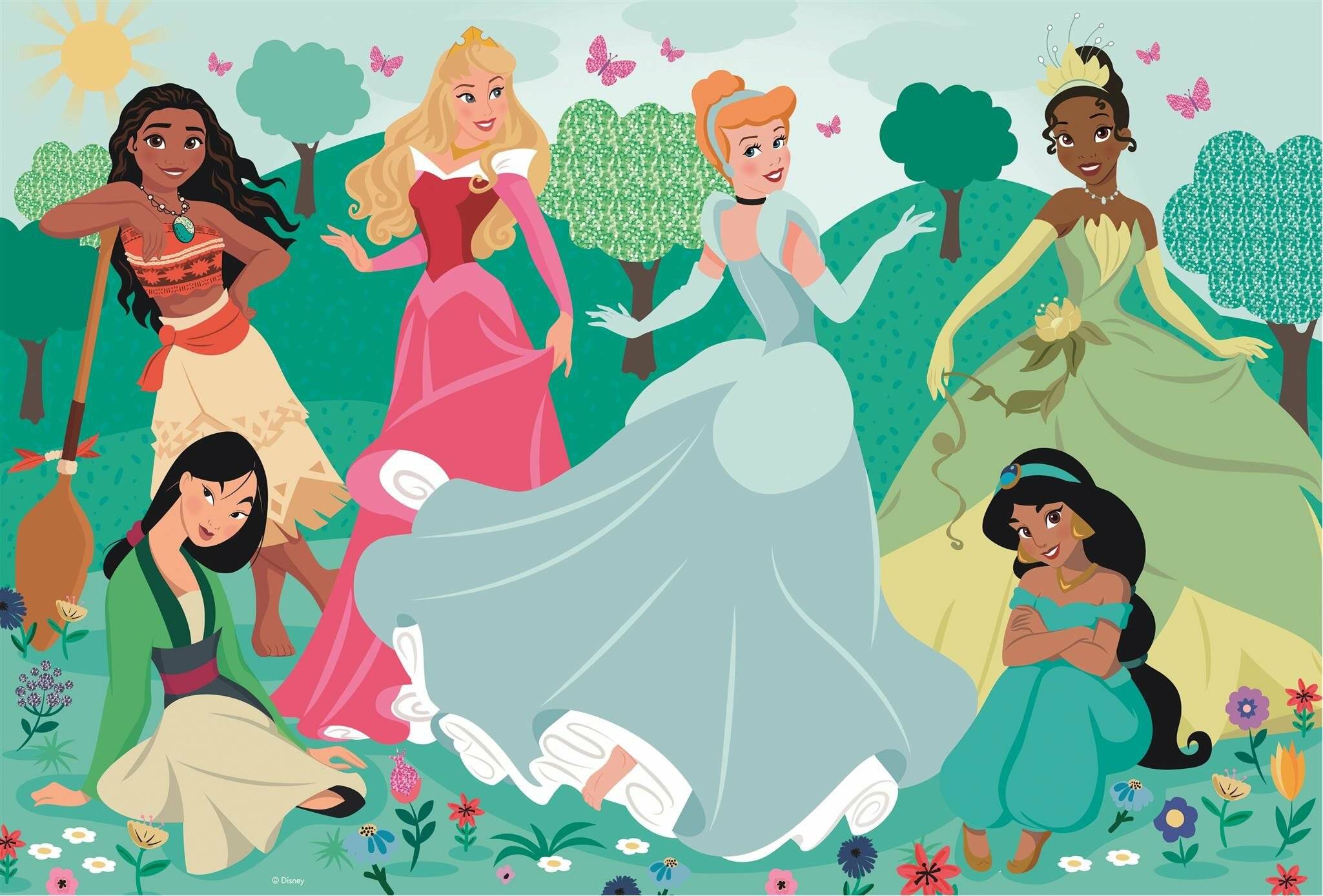 Clementoni Maxi-Puzzle Disney Princess, 104 Teile.