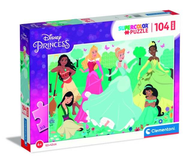 Clementoni Maxi-Puzzle Disney Princess, 104 Teile.