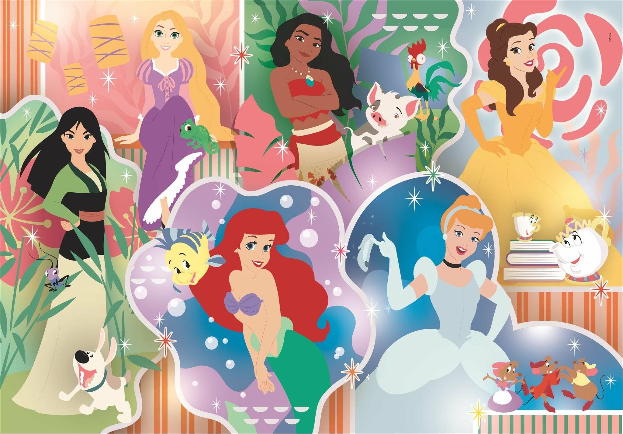 Clementoni Maxi-Puzzle Disney Princess, 24 Teile.