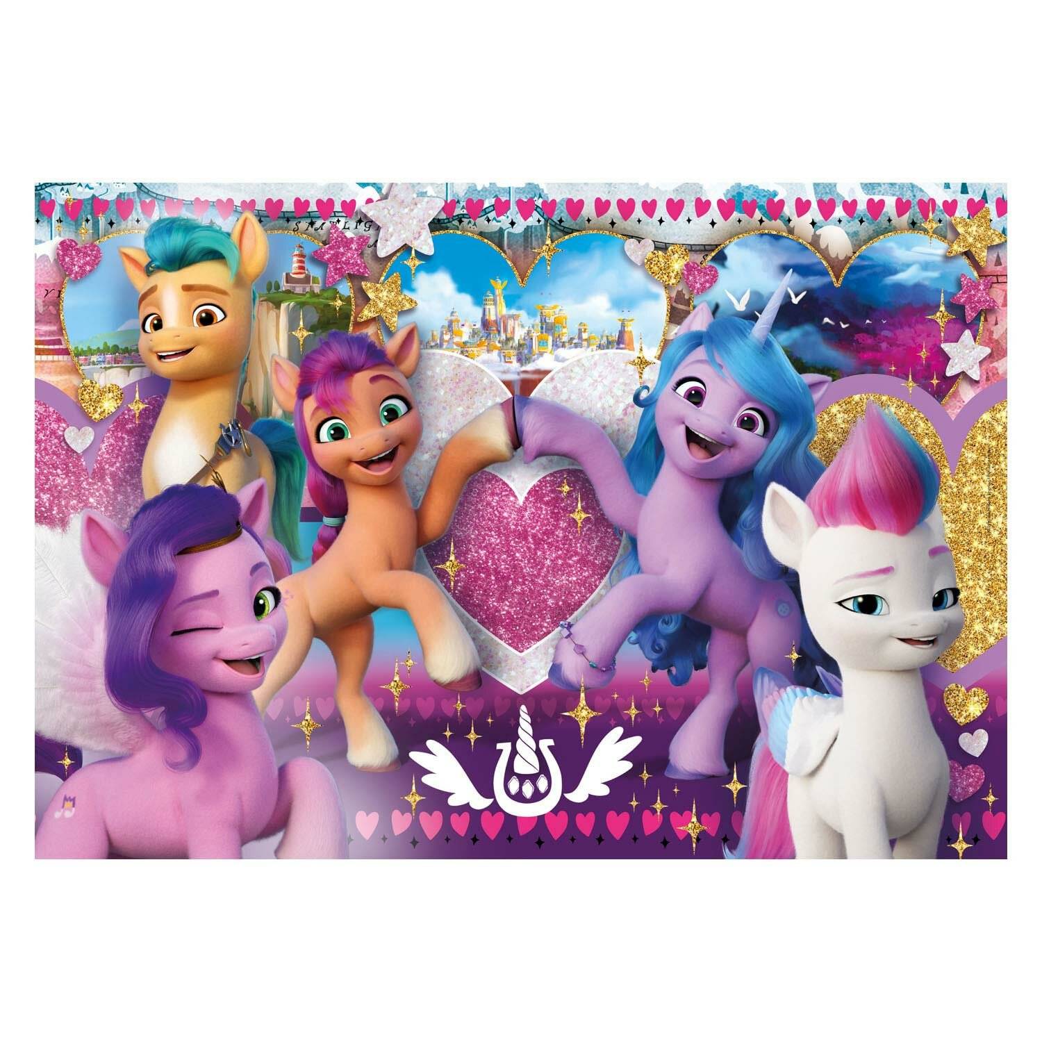 Clementoni Maxi Puzzle My Little Pony Heart, 104 Teile.