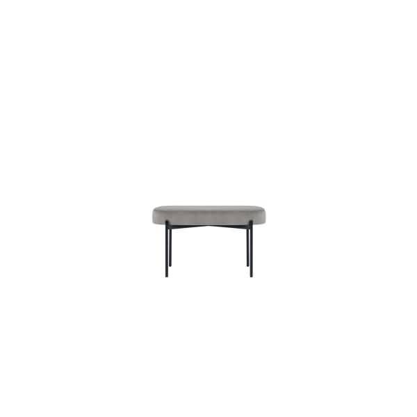 Sitzbank GAIA GBOMV.01.02 M Samt schwarz/grau