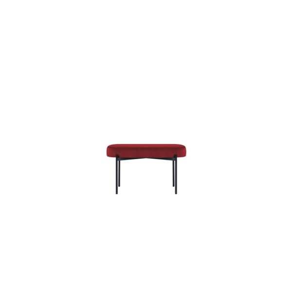 Sitzbank GAIA GBOMV.01.18 M Samt schwarz/rot