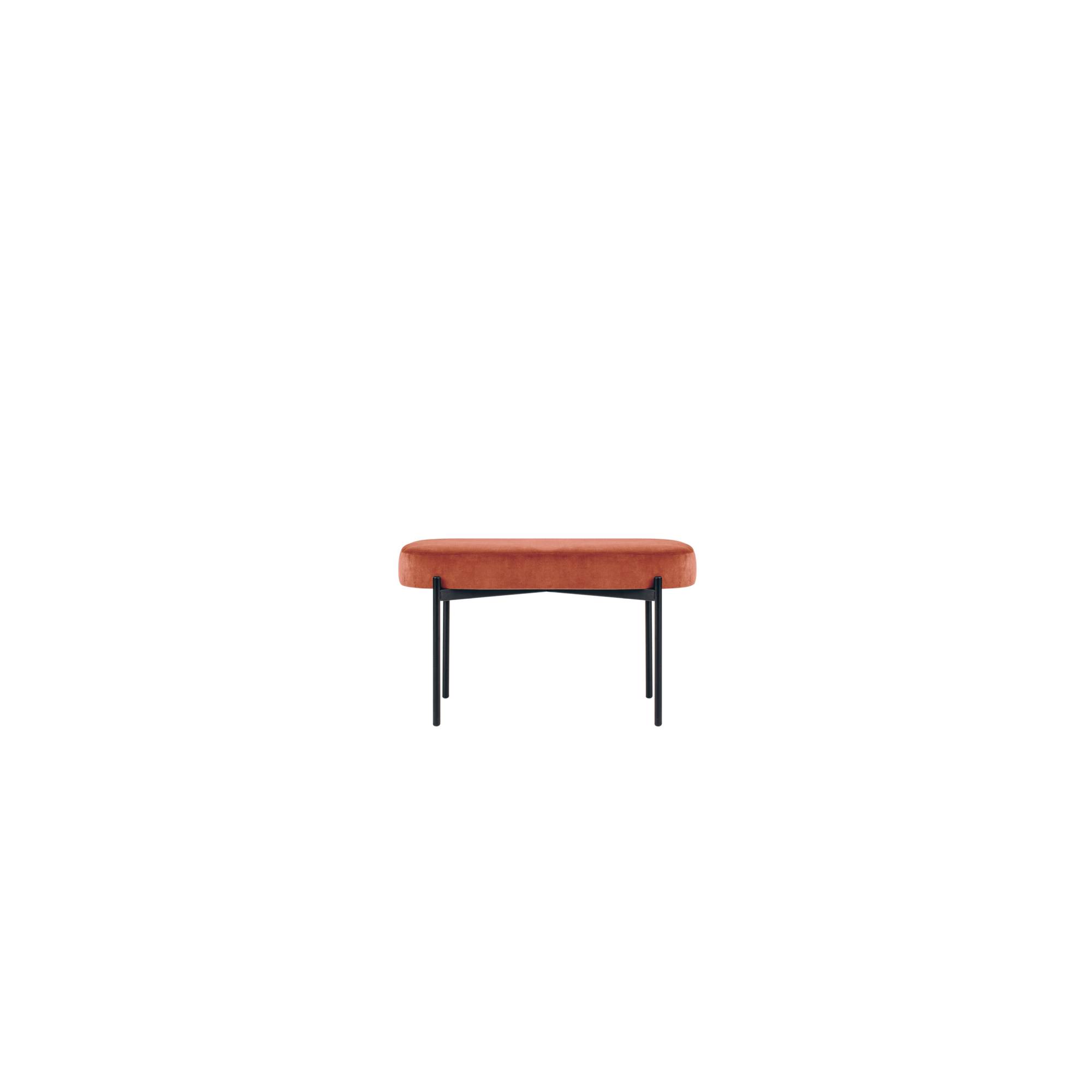 Sitzbank GAIA GBOMV.01.27 M Samt schwarz/rose