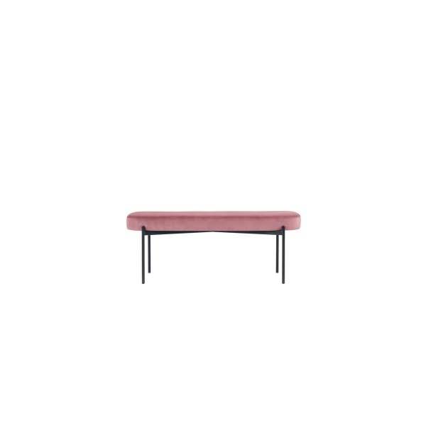 Sitzbank GAIA GBOLV.01.17 L Samt schwarz/rose