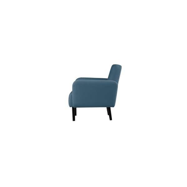Sofa LISBOA LC2PT.01.06 2 Sitzer Stoff schwarz/blau
