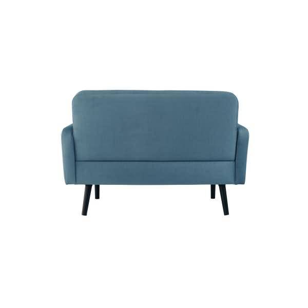 Sofa LISBOA LC2PT.01.06 2 Sitzer Stoff schwarz/blau