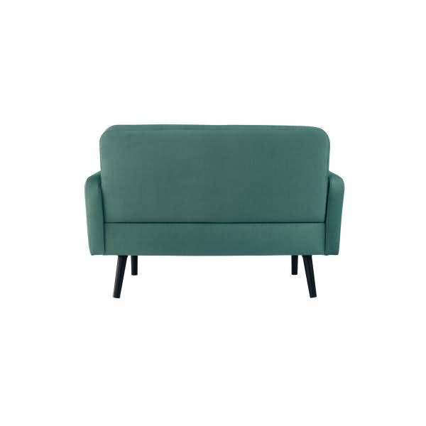 Sofa LISBOA LC2PT.01.08 2 Sitzer Stoff schwarz/grün