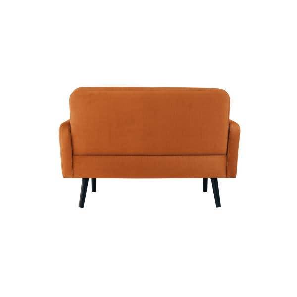 Sofa LISBOA LC2PT.01.16 2 Sitzer Stoff schwarz/braun