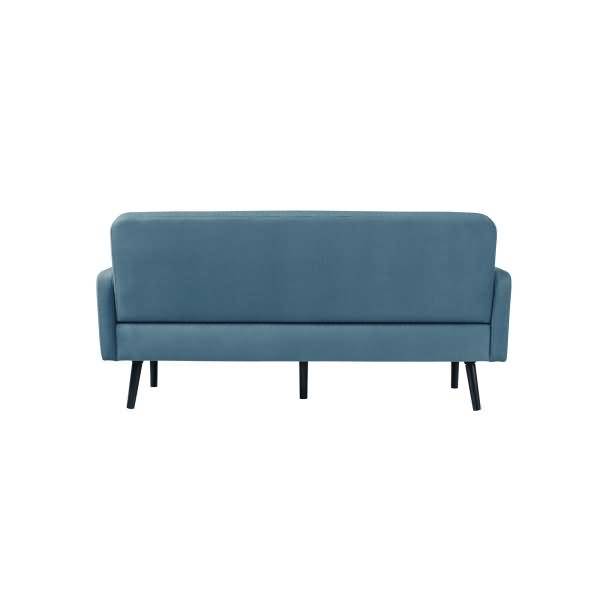 Sofa LISBOA LC3PT.01.06 3Sitzer Stoff schwarz/blau