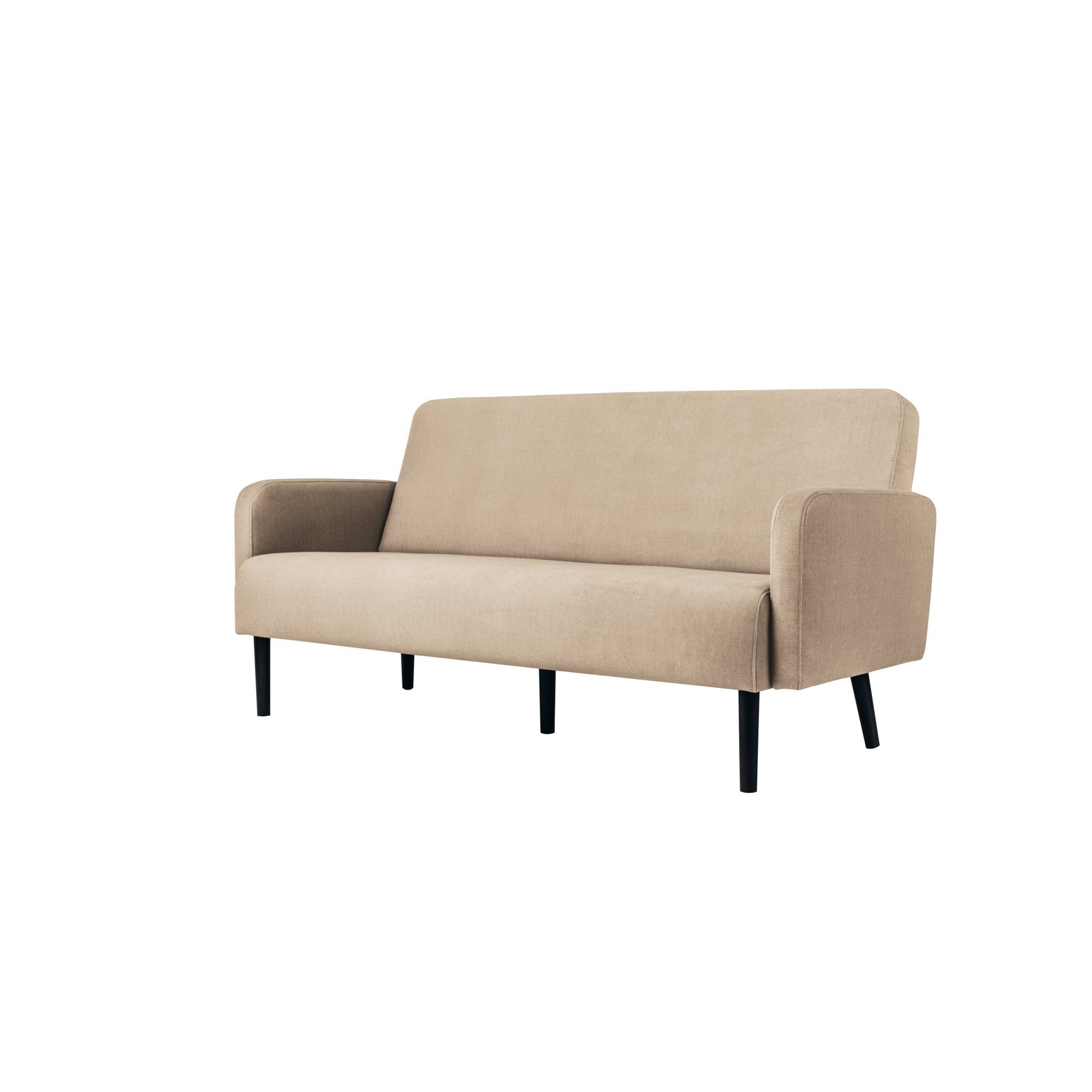 Paperflow Sofa LISBOA LC3PT.01.12 3Sitzer Stoff sw/el