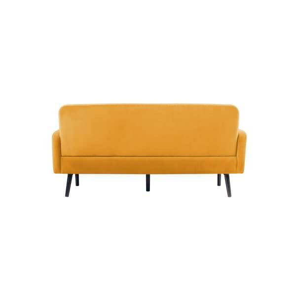 Sofa LISBOA LC3PT.01.20 3Sitzer Stoff schwarz/sand