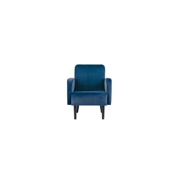 Sessel LISBOA LFTV.01.06 Samt schwarz/blau