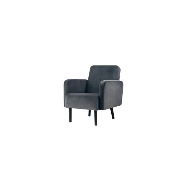 Sessel LISBOA LFTV.01.11 Samt schwarz/anthrazit