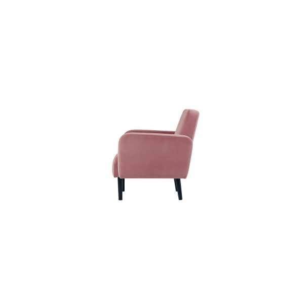 Sessel LISBOA LFTV.01.17 Samt schwarz/pink