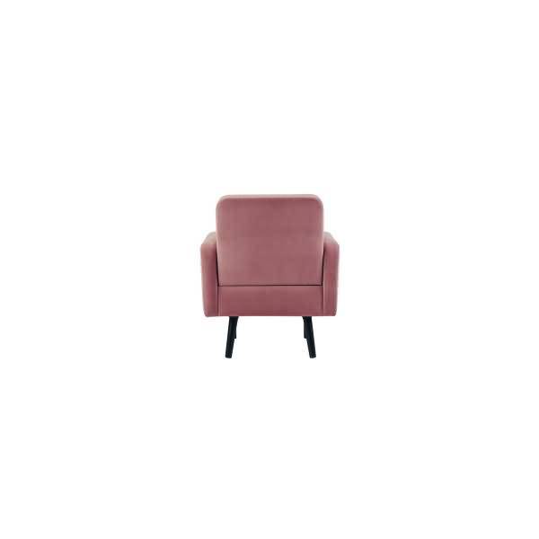 Sessel LISBOA LFTV.01.17 Samt schwarz/pink