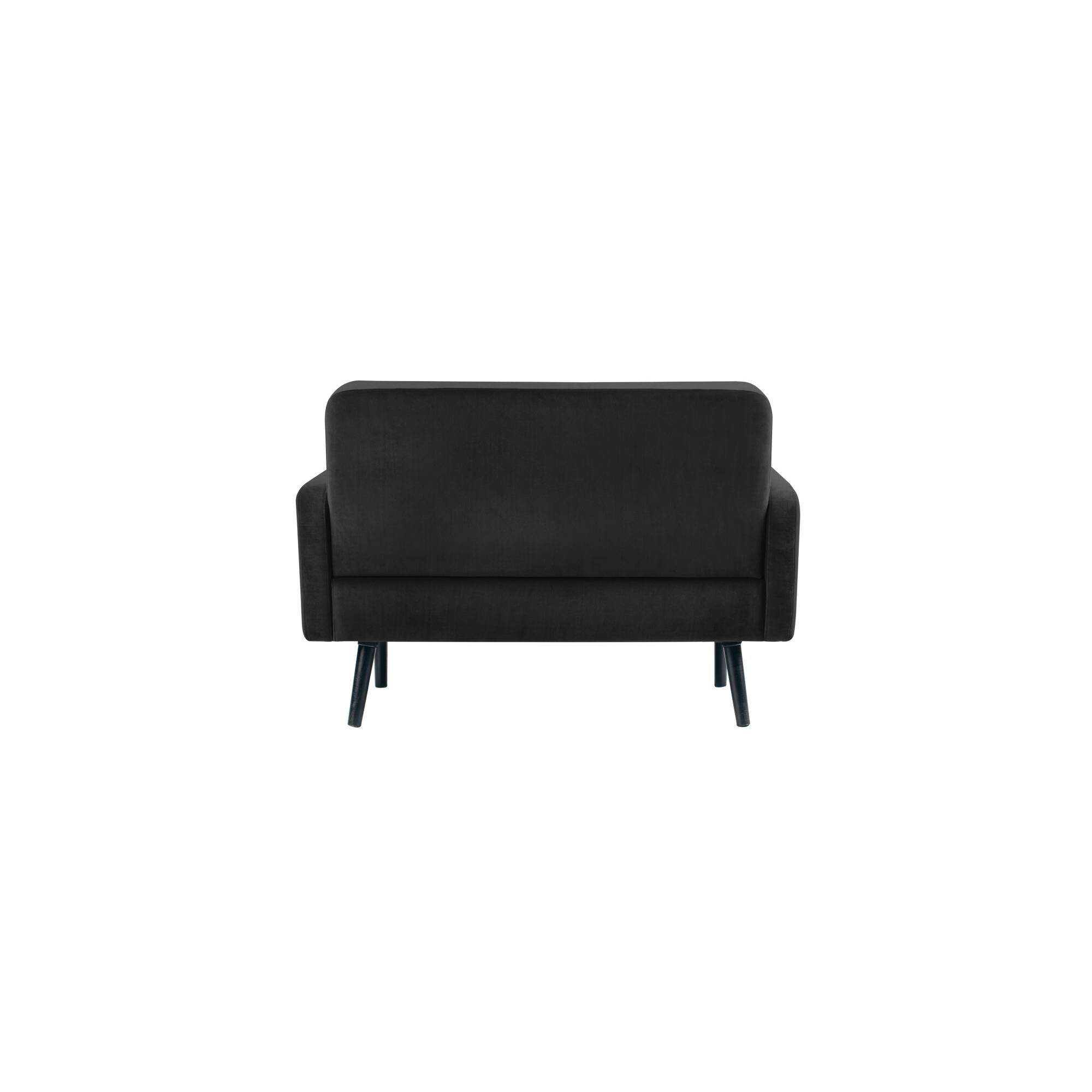 Paperflow Sofa LISBOA LC2PV.01.01 2Sitzer Samt sw/sw