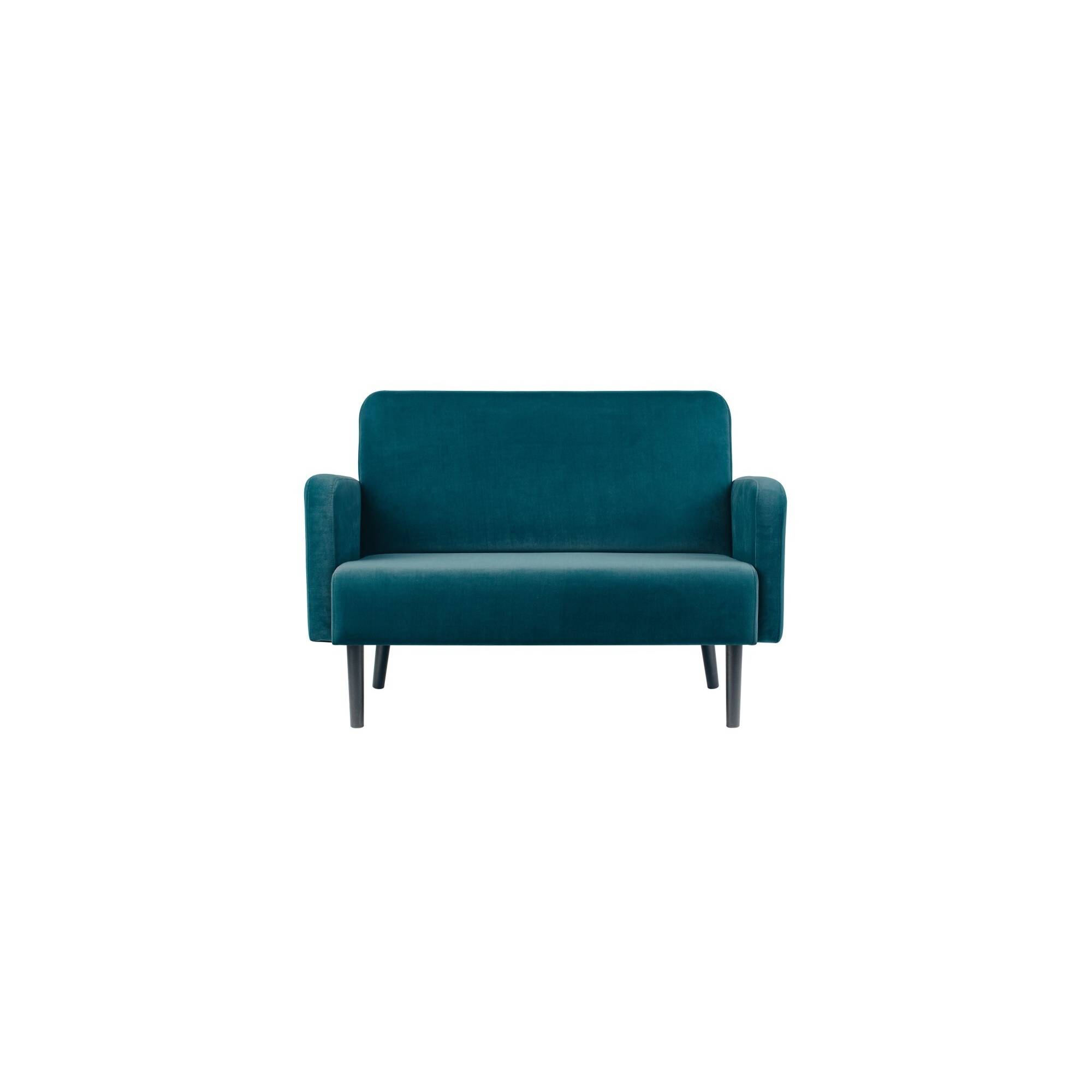 Paperflow Sofa LISBOA LC2PV.01.08 2Sitzer Samt sw/gn