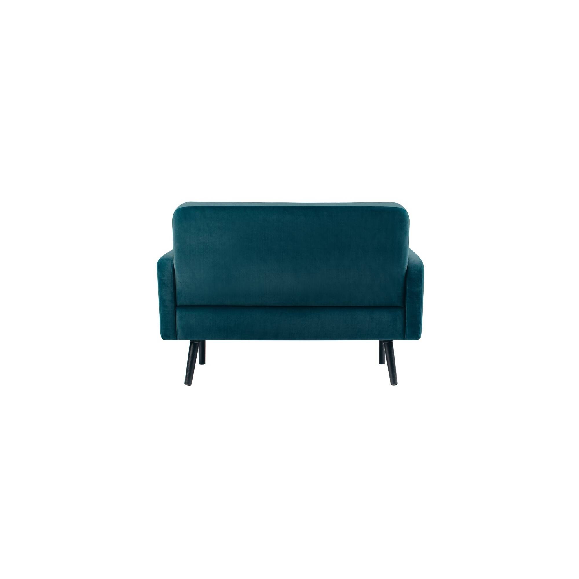 Paperflow Sofa LISBOA LC2PV.01.08 2Sitzer Samt sw/gn