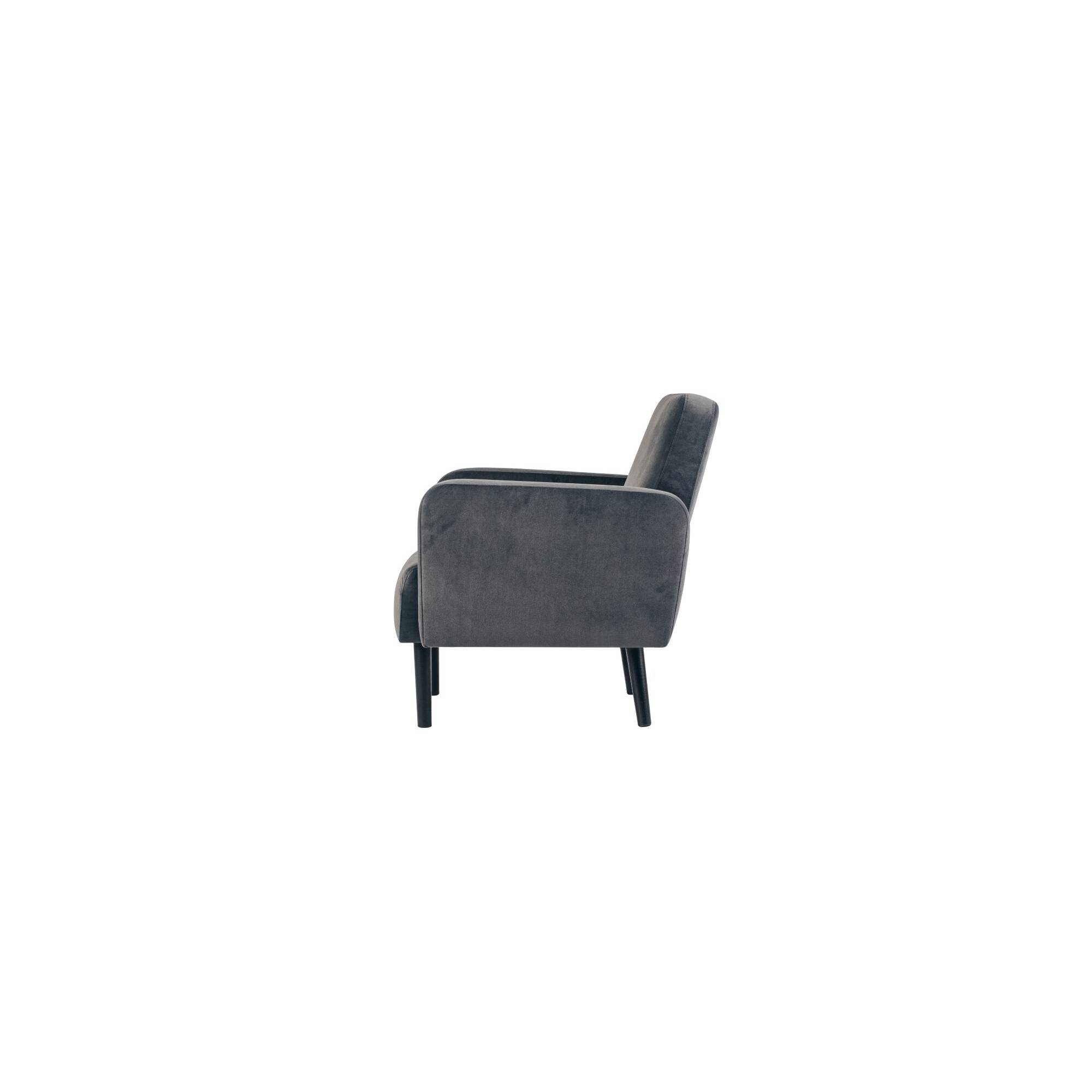 Paperflow Sofa LISBOA LC2PV.01.11 2Sitzer Samt sw/an