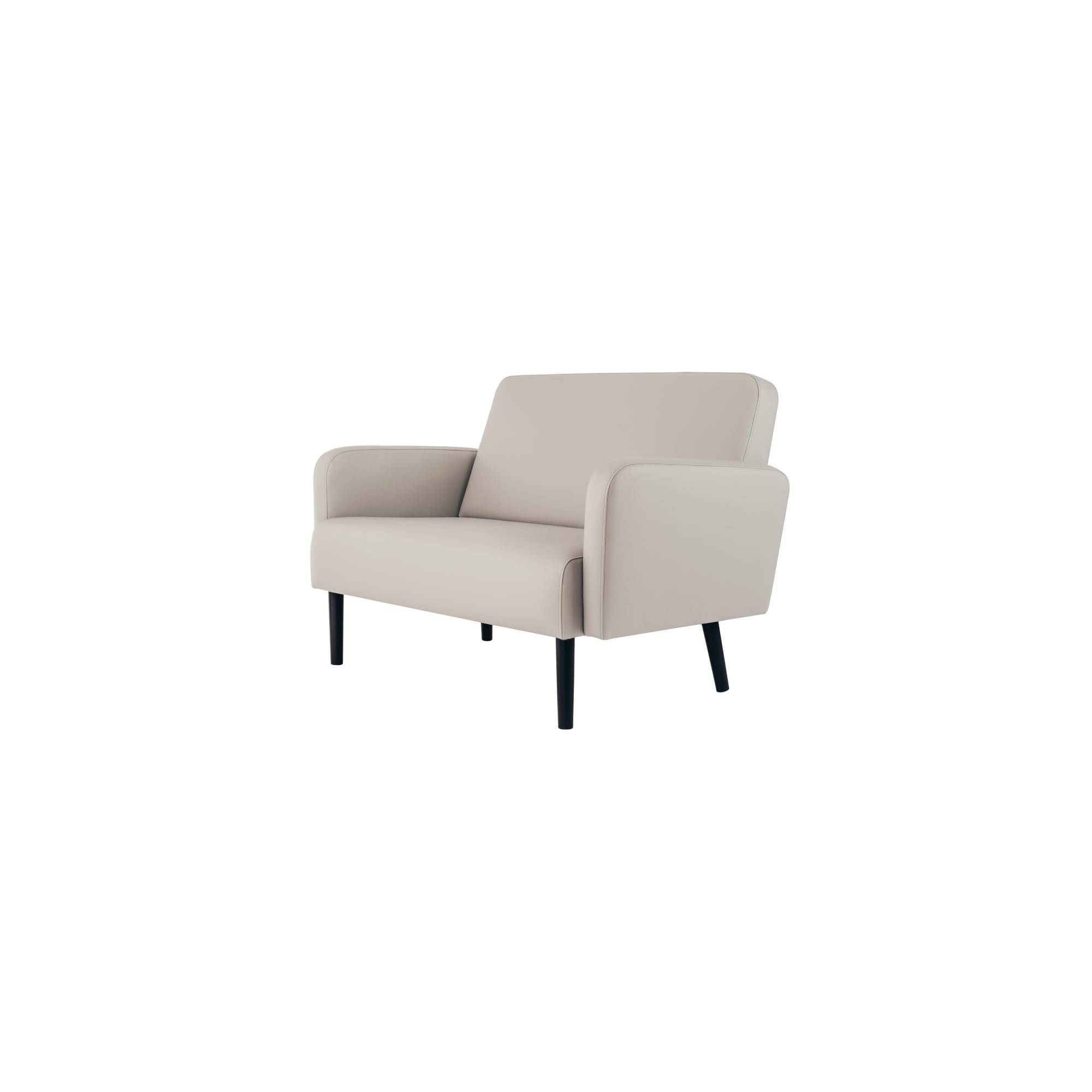 Paperflow Sofa LISBOA LC2PC.01.13 2Sitzer Kunstleder sw/ws