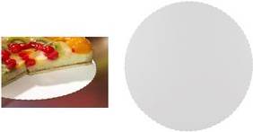 PAPSTAR Tortenunterlage ''pure'', rund, 280 mm, weiß, 100er aus 100% Frischfaserkarton, mit gezacktem Rand, ohne