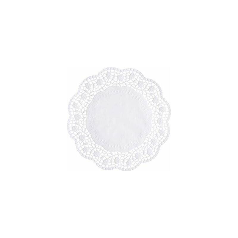 PAPSTAR Tortenspitze, rund, Durchmesser: 320 mm, weiß