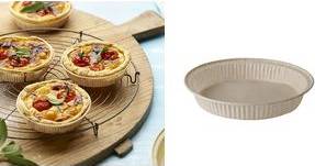 PAPSTAR Backform ''pure'', rund, 220 ml, braun aus Pergamentpapier mit Silikonschicht, gefriergeeignet,