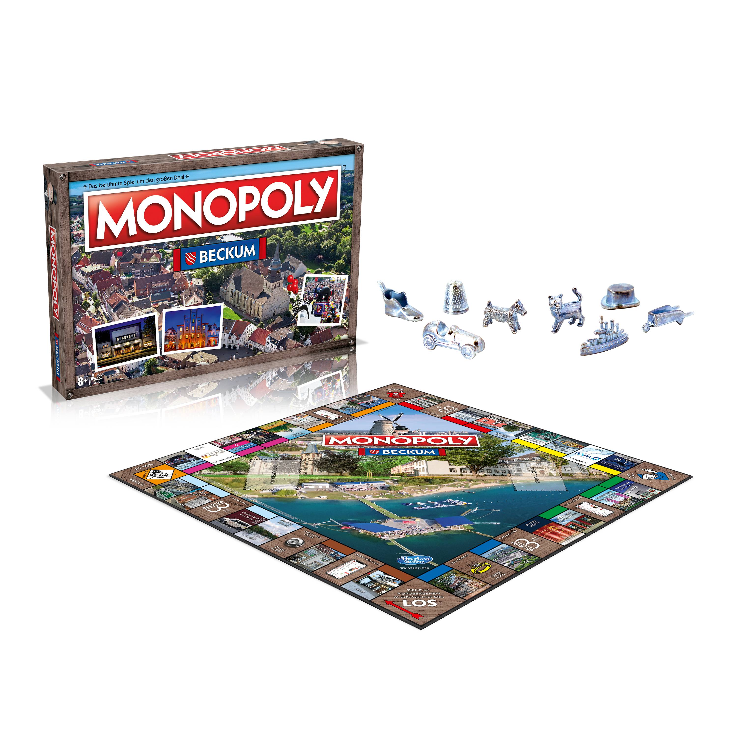 Monopoly - Beckum Gesellschaftsspiel Brettspiel Spiel