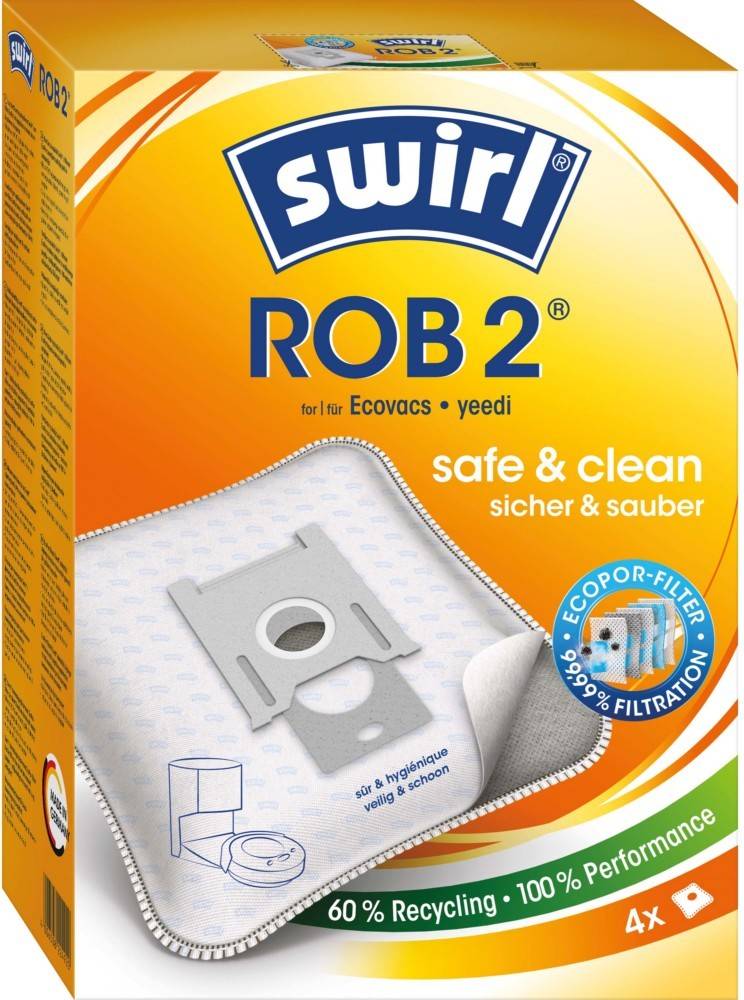 Swirl Staubbeutel ROB 2 EcoPor VE4