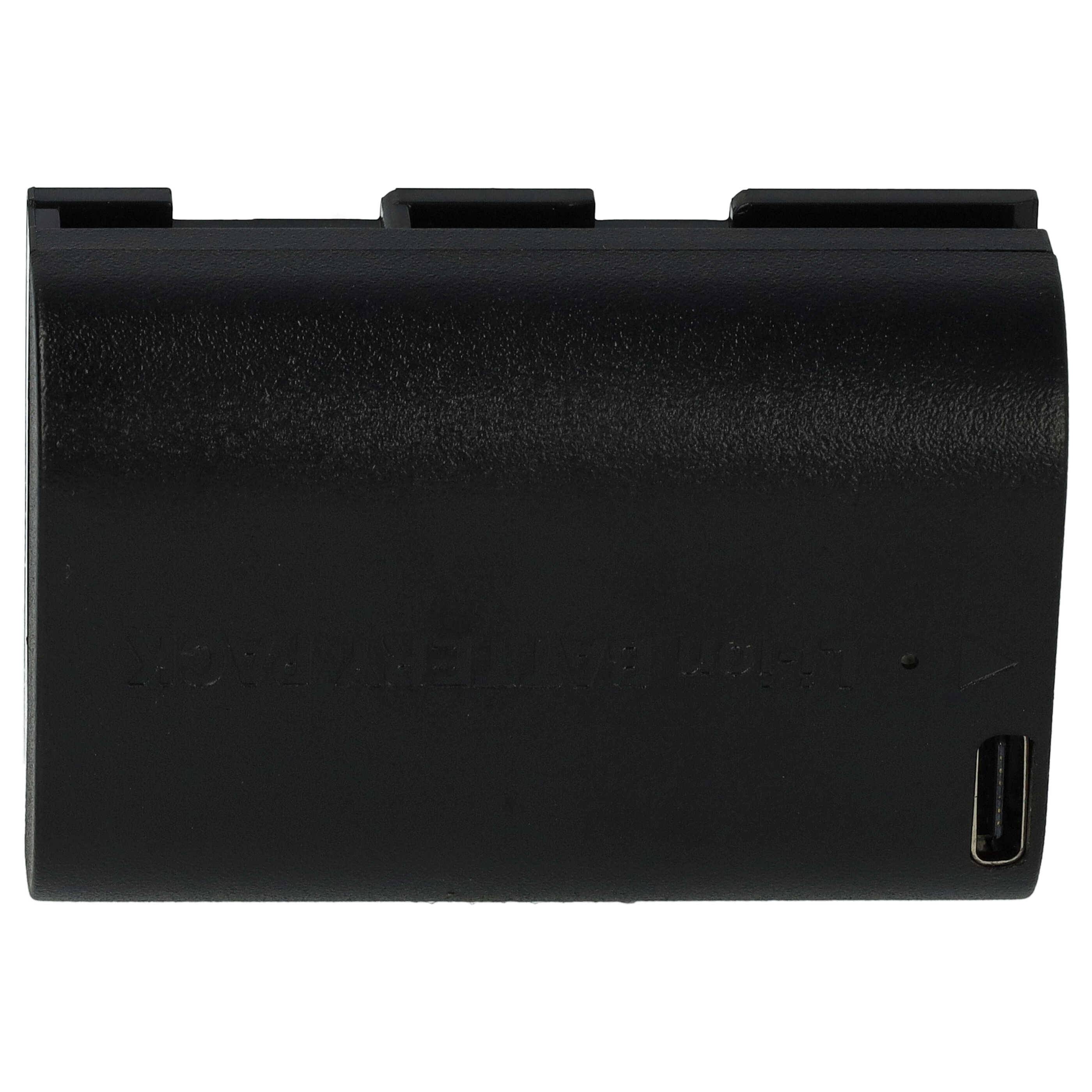 EXTENSILO Akku kompatibel mit Canon EOS R6 Mark II, R5 Mark II, R7, Ra, R6 Mark III, R6 Kamera (2250 mAh, 7,4 V, Li-Ion), USB-C Buchse