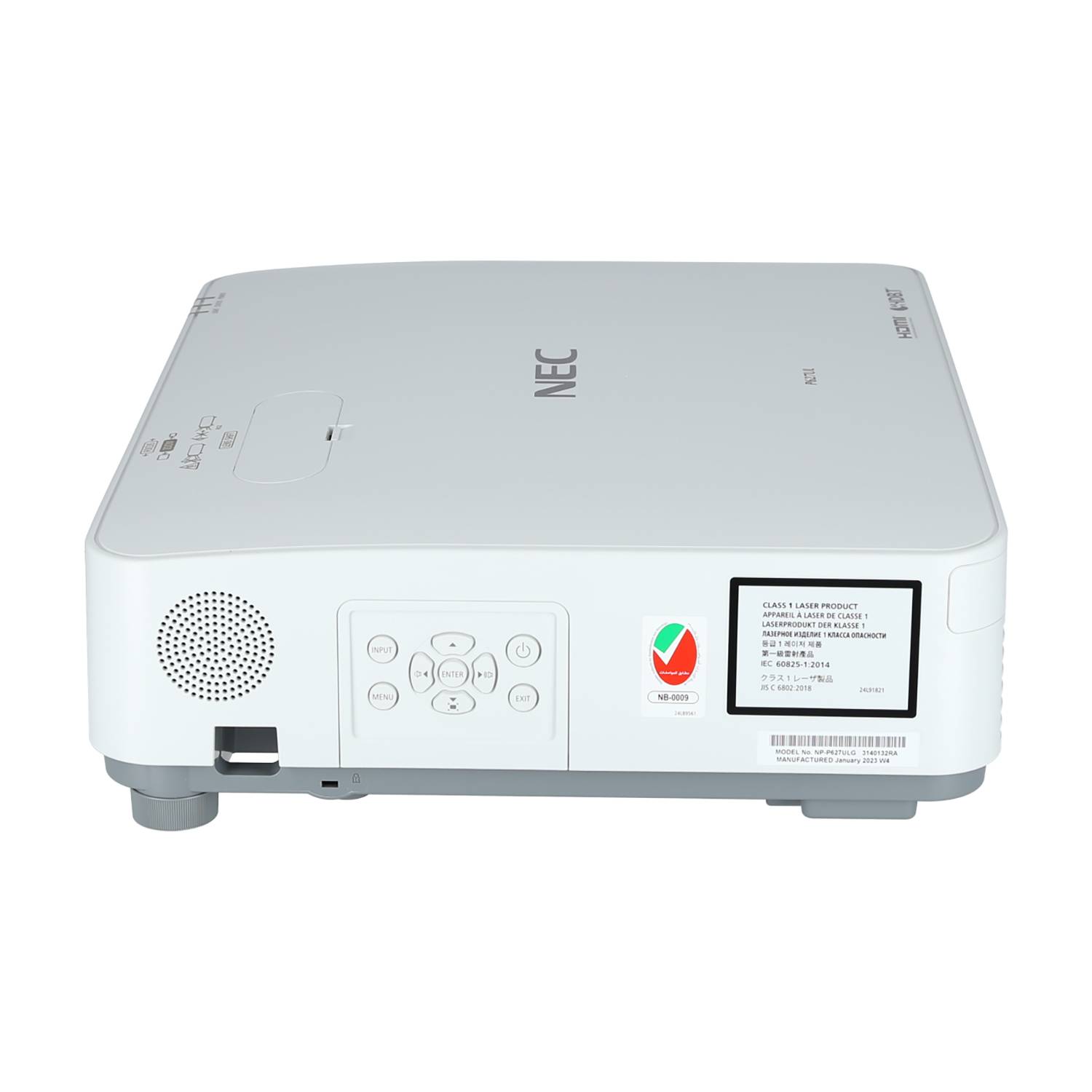 NEC Display P627UL - 3-LCD-Projektor - 6200 lm - WUXGA (1920 x 1200) - 16:10 - 1