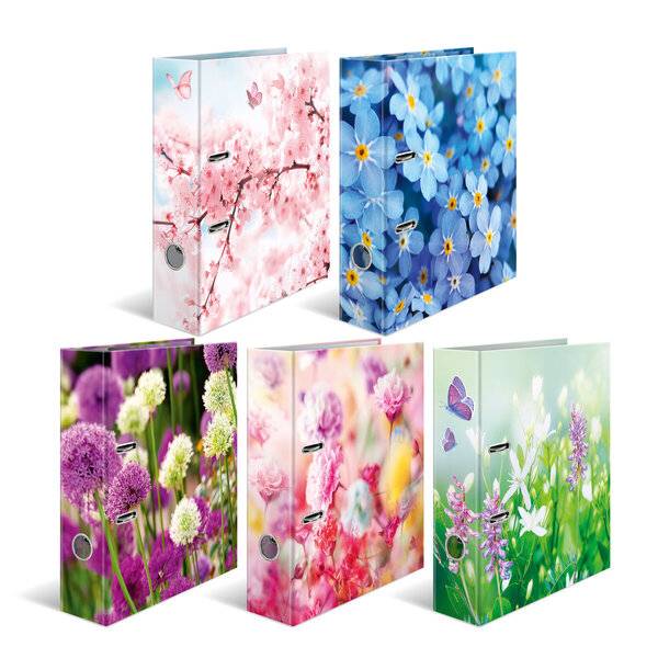 Motivordner Flowers - A4 70 mm sortiert.