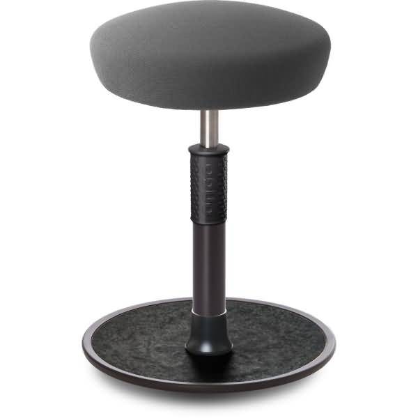 Sitz- Stehhocker Free Regular Hutsitz Gestrick Grau schwarz /schwarz