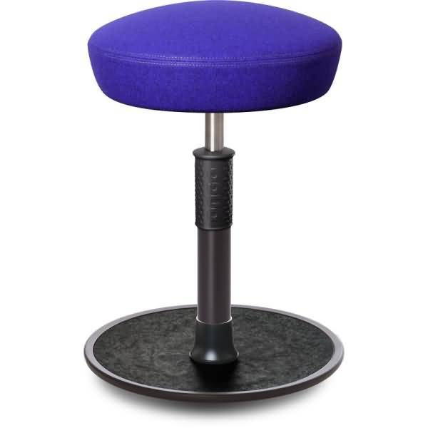 Sitz- Stehhocker Free Regular Hutsitz kvadrat Divina Mel. r.blau schw. /schw.