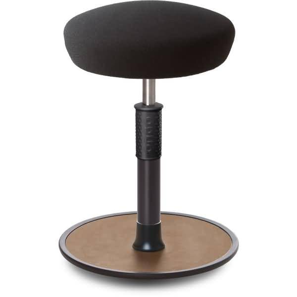 Sitz- Stehhocker Free Regular Hutsitz Gestrick schwarz schwarz /Natur