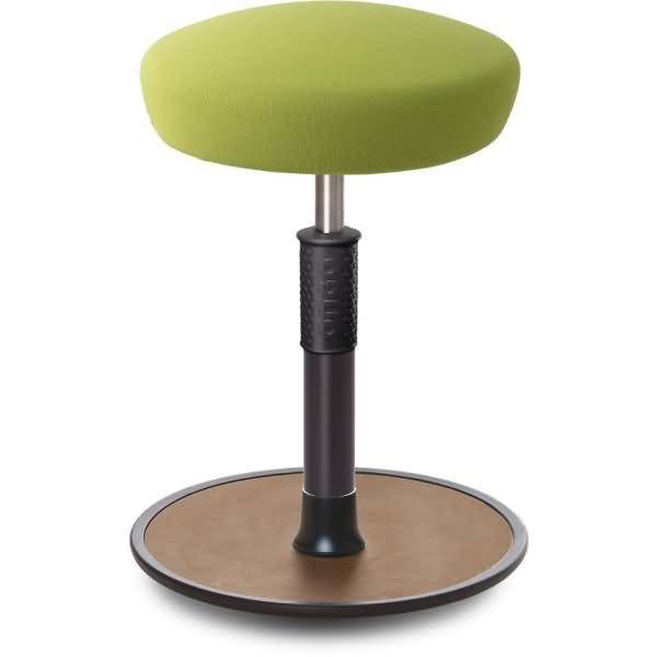 Sitz- Stehhocker Free Regular Hutsitz Gestrick Hellgrün schwarz /Natur