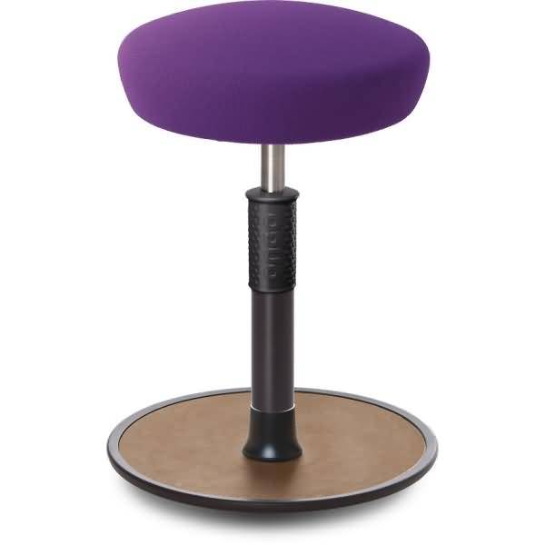 Sitz- Stehhocker Free Regular Hutsitz Gestrick Purpur schwarz /Natur