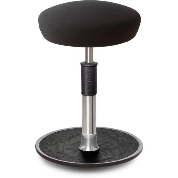 Sitz- Stehhocker Free Regular Hutsitz Gestrick schwarz chrom /schwarz