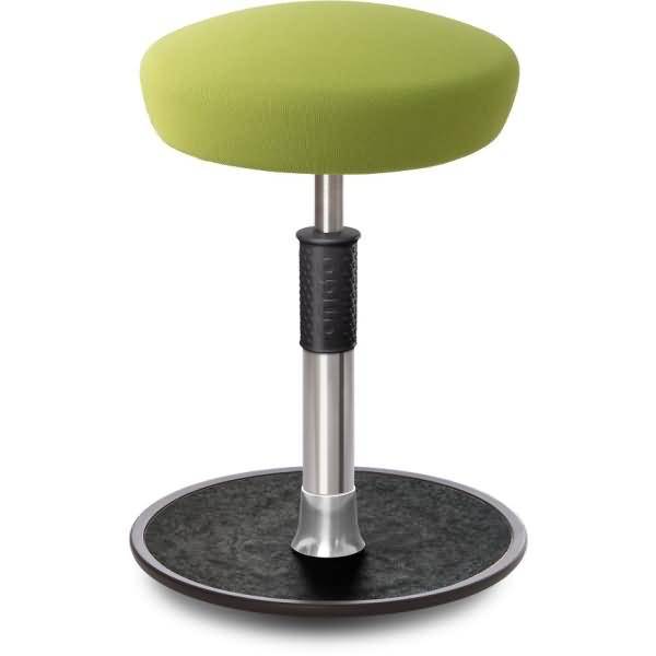 Sitz- Stehhocker Free Regular Hutsitz Gestrick Hellgrün chrom /schwarz