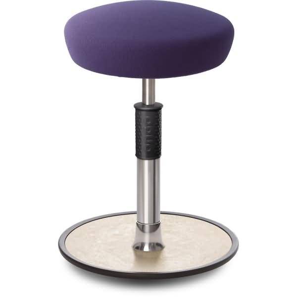 Sitz- Stehhocker Free Regular Hutsitz Gestrick Lila Chrom /cremeweiß