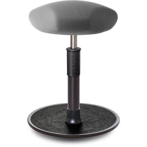 Sitz- Stehhocker Free Regular Triangel Gestrick Grau schwarz /schwarz