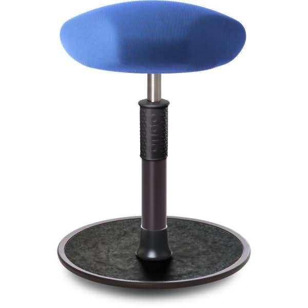 Sitz- Stehhocker Free Regular Triangel Gestrick blau schwarz /schwarz