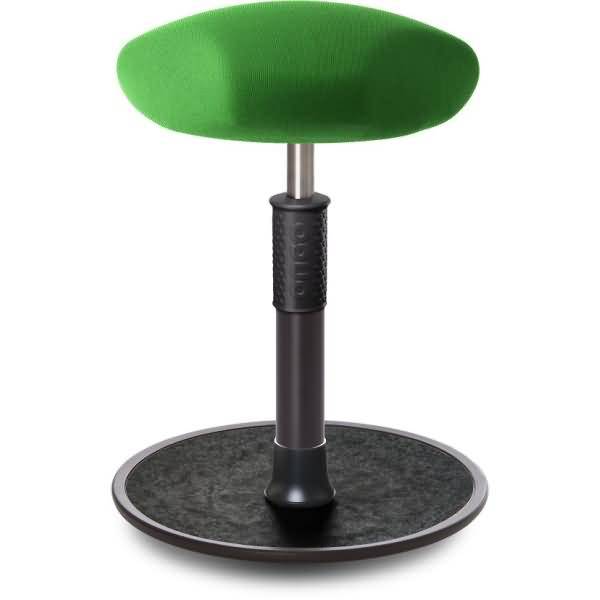 Sitz- Stehhocker Free Regular Triangel Gestrick Grün schwarz /schwarz